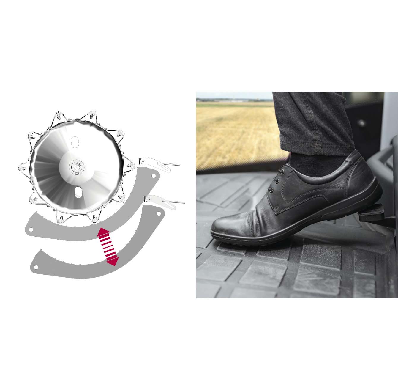 Устройство Jam Сontrol (Устройство глубокого сброса деки) для ACROS 595 Plus